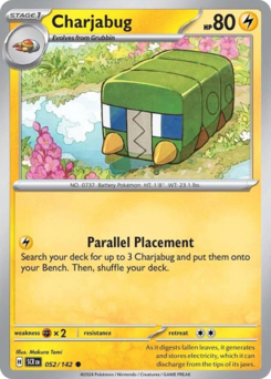 Charjabug #52 Charjabug - Stellar Crown - #52 - Pokemon TCG card