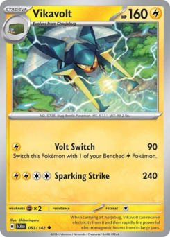 Vikavolt - Stellar Crown - #53 - Pokemon TCG card