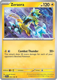 Zeraora #55 Zeraora - Stellar Crown - #55 - Pokemon TCG card
