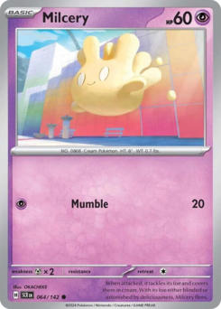 Milcery #64 Milcery - Stellar Crown - #64 - Pokemon TCG card