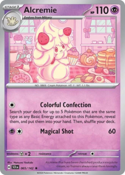 Alcremie - Stellar Crown - #65 - Pokemon TCG card