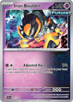 Iron Boulder - Stellar Crown - #71 - Pokemon TCG card
