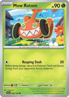 Mow Rotom #8 Mow Rotom - Stellar Crown - #8 - Pokemon TCG card