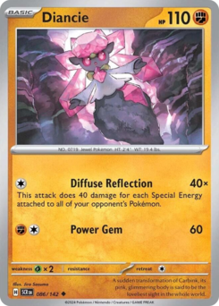 Diancie #86 Diancie - Stellar Crown - #86 - Pokemon TCG card
