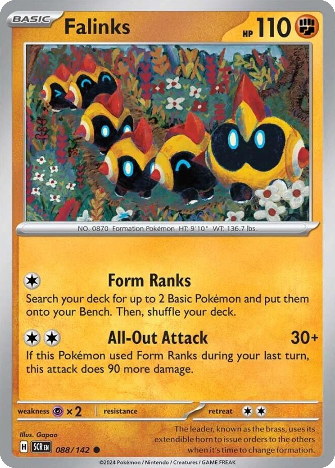 Falinks - Stellar Crown - #88 - Pokemon TCG card