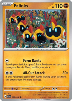 Falinks - Stellar Crown - #88 - Pokemon TCG card