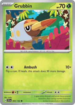 Grubbin #9 Grubbin - Stellar Crown - #9 - Pokemon TCG card