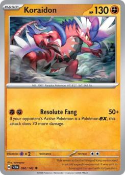 Koraidon - Stellar Crown - #90 - Pokemon TCG card