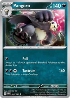 Pangoro - Stellar Crown - #93 - Pokemon TCG card
