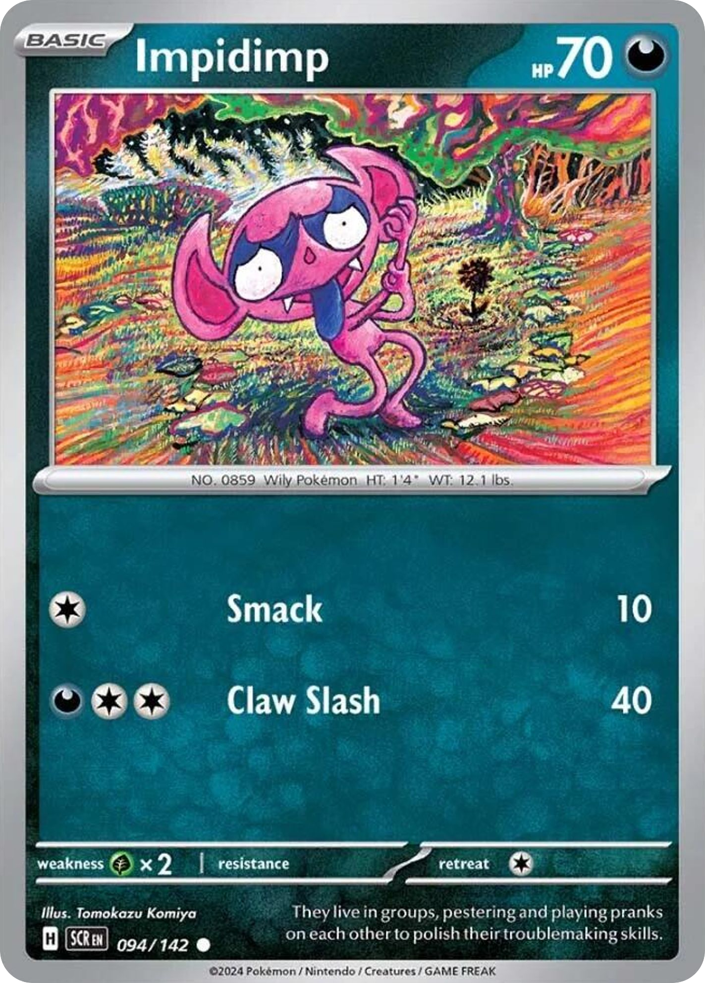 Impidimp - Stellar Crown - #94 - Pokemon TCG card