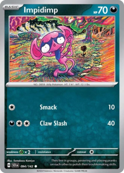 Impidimp - Stellar Crown - #94 - Pokemon TCG card