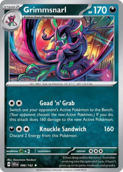 Grimmsnarl - Stellar Crown - #96 - Pokemon TCG card