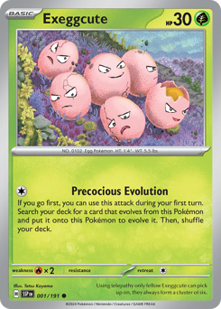Exeggcute - Surging Sparks - #1 - Pokemon TCG card