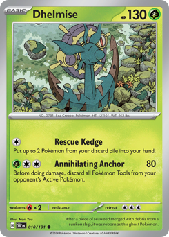 Dhelmise - Surging Sparks - #10 - Pokemon TCG card