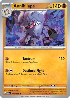 Annihilape - Surging Sparks - #100 - Pokemon TCG card