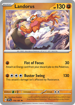 Landorus #110 Landorus - Surging Sparks - #110 - Pokemon TCG card