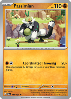 Passimian - Surging Sparks - #111 - Pokemon TCG card