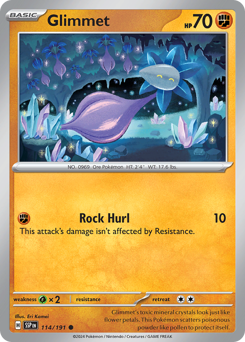 Glimmet #114 Glimmet - Surging Sparks - #114 - Pokemon TCG card