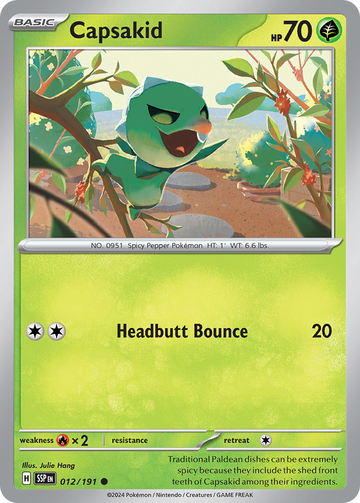 Capsakid - Surging Sparks - #12 - Pokemon TCG card