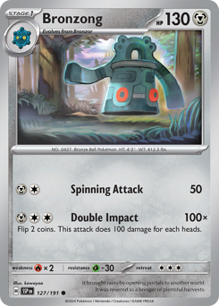 Bronzong #127 Bronzong - Surging Sparks - #127 - Pokemon TCG card
