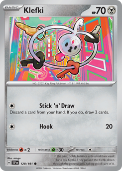 Klefki - Surging Sparks - #128 - Pokemon TCG card
