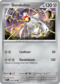Duraludon #129 Duraludon - Surging Sparks - #129 - Pokemon TCG card