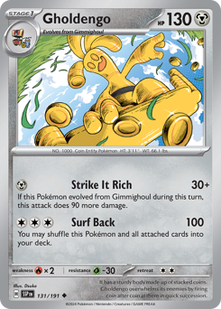 Gholdengo #131 Gholdengo - Surging Sparks - #131 - Pokemon TCG card