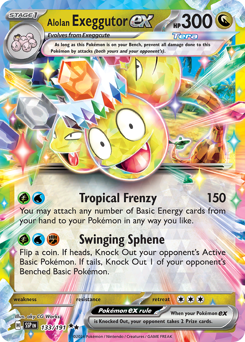 Alolan Exeggutor ex #133 Alolan Exeggutor ex - Surging Sparks - #133 - Pokemon TCG card