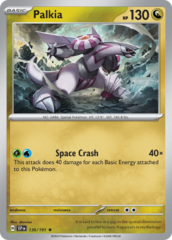 Palkia #136 Palkia - Surging Sparks - #136 - Pokemon TCG card