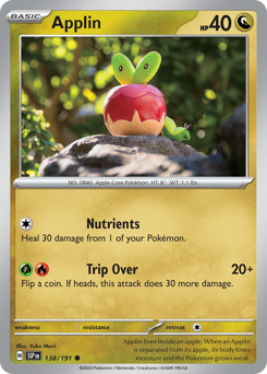 Applin - Surging Sparks - #138 - Pokemon TCG card