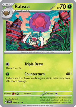 Rabsca - Surging Sparks - #14 - Pokemon TCG card