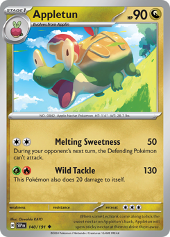 Appletun - Surging Sparks - #140 - Pokemon TCG card