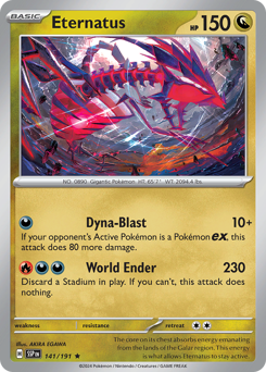 Eternatus - Surging Sparks - #141 - Pokemon TCG card