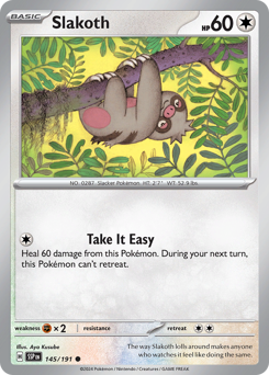 Slakoth #145 Slakoth - Surging Sparks - #145 - Pokemon TCG card