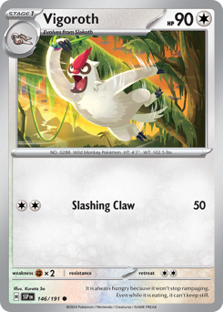 Vigoroth - Surging Sparks - #146 - Pokemon TCG card