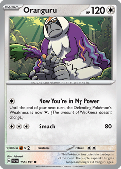 Oranguru #156 Oranguru - Surging Sparks - #156 - Pokemon TCG card
