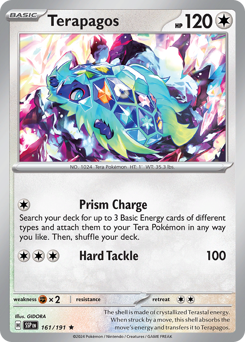 Terapagos #161 Terapagos - Surging Sparks - #161 - Pokemon TCG card
