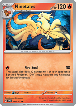 Ninetales #17 Ninetales - Surging Sparks - #17 - Pokemon TCG card