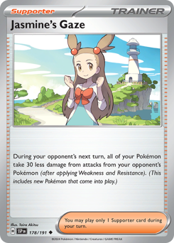 Jasmine's Gaze - Surging Sparks - #178 - Pokemon TCG card