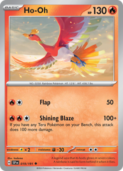 Ho-Oh #19 Ho-Oh - Surging Sparks - #19 - Pokemon TCG card