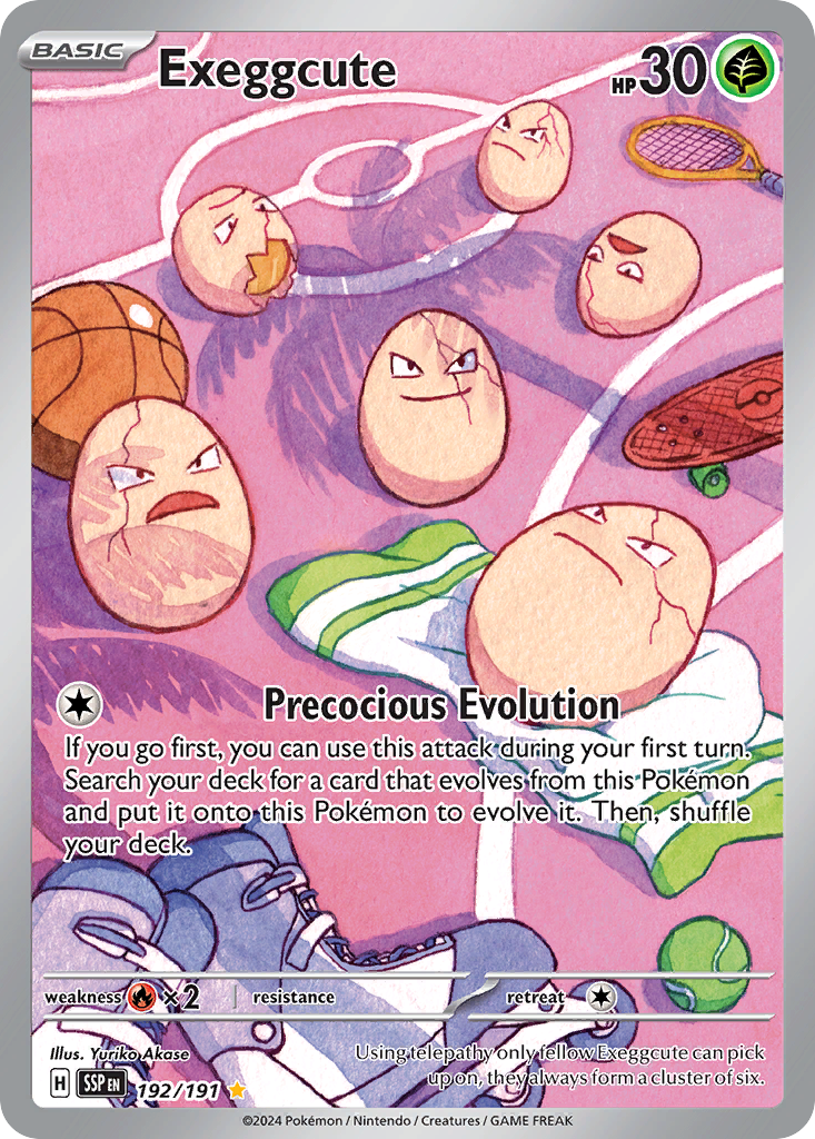 Exeggcute - Surging Sparks - #192 - Pokemon TCG card