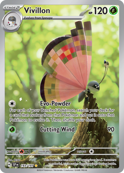 Vivillon - Surging Sparks - #193 - Pokemon TCG card