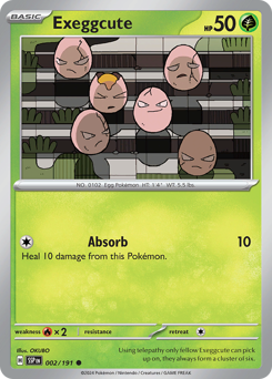 Exeggcute - Surging Sparks - #2 - Pokemon TCG card