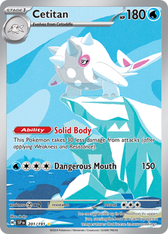Cetitan #201 Cetitan - Surging Sparks - #201 - Pokemon TCG card