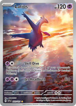 Latios - Surging Sparks - #203 - Pokemon TCG card