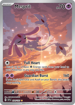 Mesprit #204 Mesprit - Surging Sparks - #204 - Pokemon TCG card