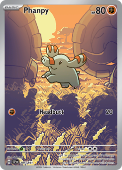 Phanpy - Surging Sparks - #205 - Pokemon TCG card