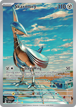 Skarmory - Surging Sparks - #209 - Pokemon TCG card
