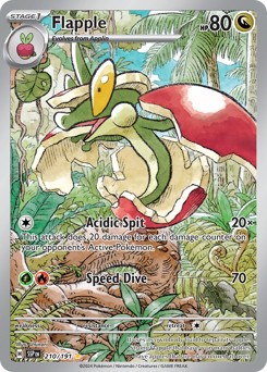 Flapple #210 Flapple - Surging Sparks - #210 - Pokemon TCG card