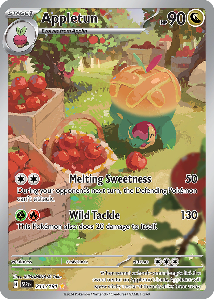 Appletun - Surging Sparks - #211 - Pokemon TCG card
